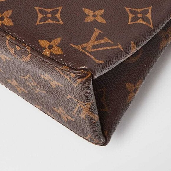 Louis Vuitton Coquelicot Epi Leather and Monogram Canvas Saint Michel Bag - Picture 4 of 10